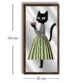 Tablou decorativ, Ahsalct-002, Cadru: 100% PVC (Grosime: 2 cm), Multicolor