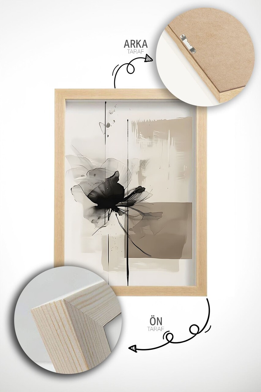 Set 3 tablouri decorative, Artvmodel40-Ahsap, Vopsea: 100% MDF (grosime: 2,7 mm), Multicolor - view 2