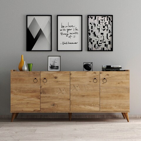 Consola, tanmob, ksl0102, 180x79.3x44.5 cm, pal , maro