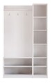 Cuier de perete, Rabi, Rb-159, 120x200x35 cm, Alb mat