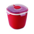Aparat popcorn pentru cuptorul cu microunde, Snips, 1.5 L, polipropilena, rosu