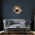Decoratiune de perete, Sanatsal, Metal, Dimensiune: 32 x 90 cm, Multicolor