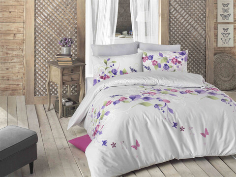 Lenjerie de pat pentru o persoana single xl (de), scalie, victoria, bumbac ranforce