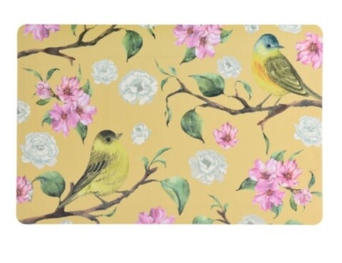 Suport pentru farfurie Birds, 43.5×28.5 cm, polipropilena, galben Excellent Houseware imagine 2022 by aka-home.ro