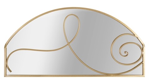 Oglinda decorativa art, mauro ferretti, 120x60 cm, fier, auriu