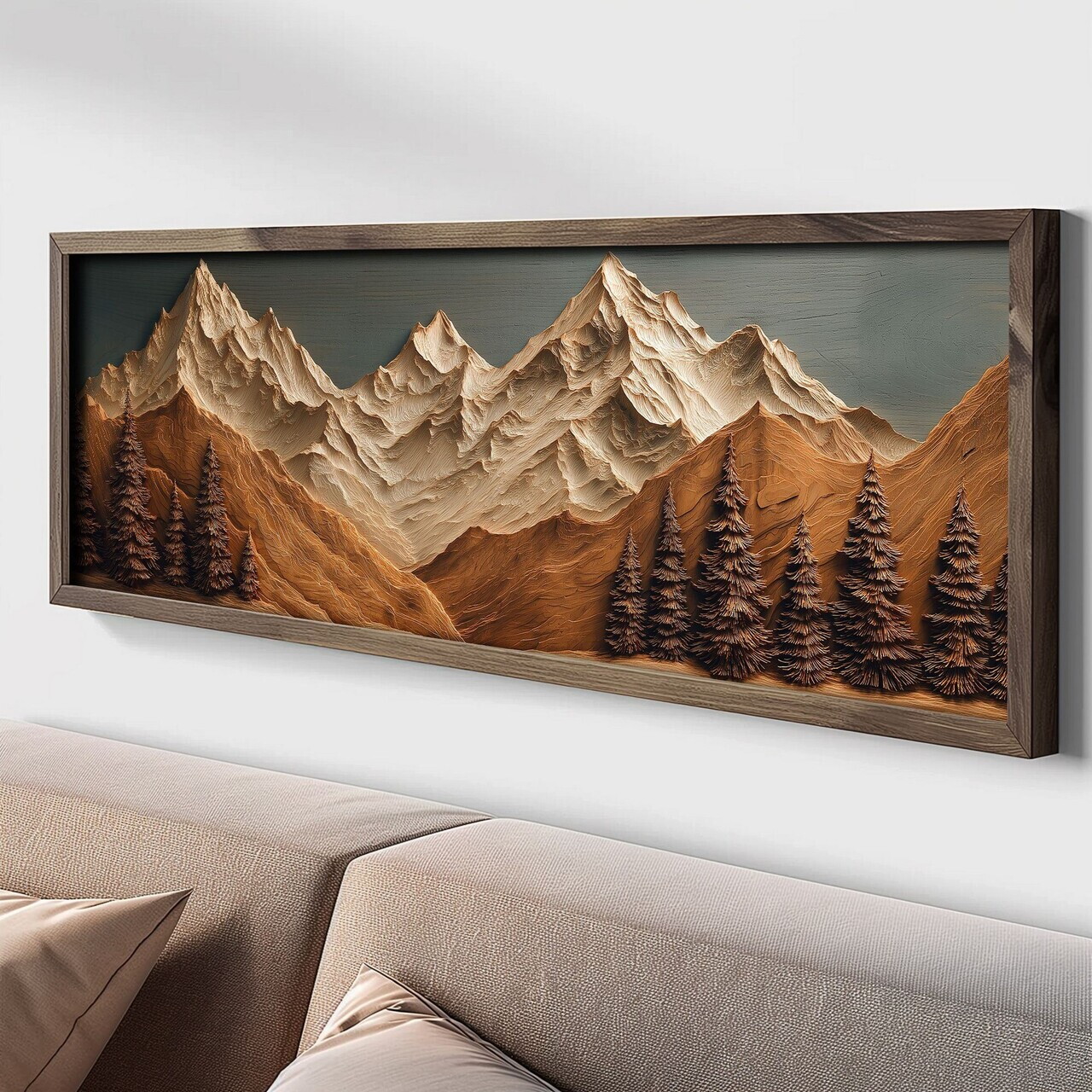 Tablou decorativ, LAC139-150, MDF, Lemn masiv, Multicolor