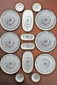 Set de mic dejun (14 piese), L'essentiel Maison, 335RTN1217, Platou: 22 cm (2 bucăți), Multicolor