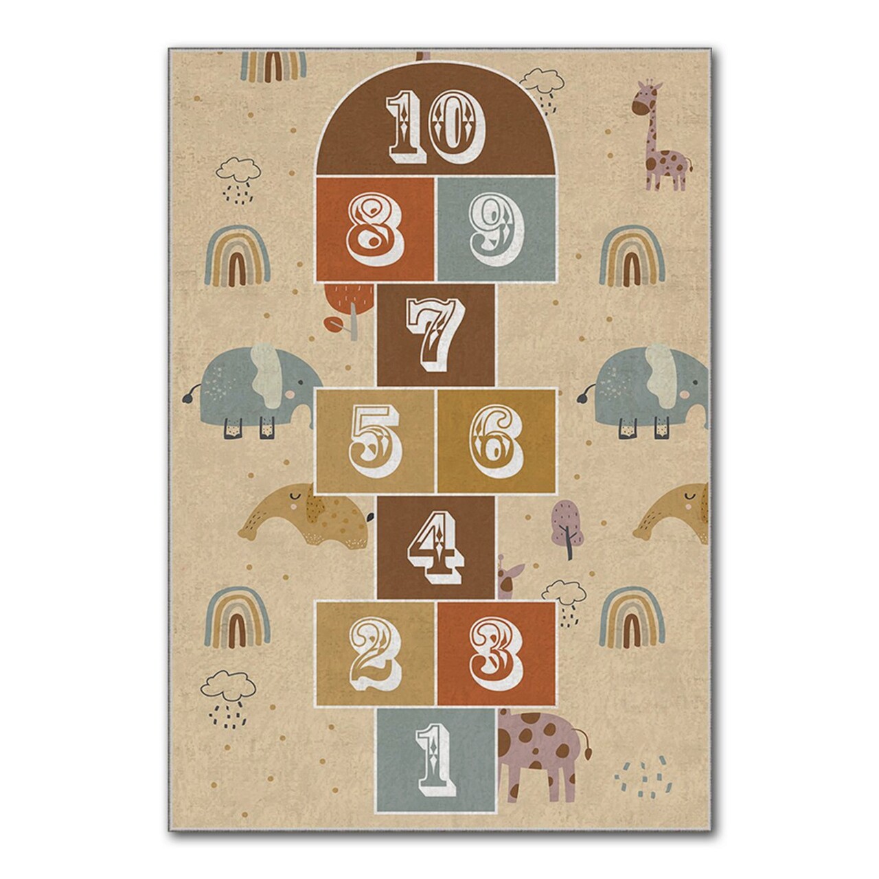 Covor, HMI KDC-117, 140x220 cm, Poliester, Multicolor