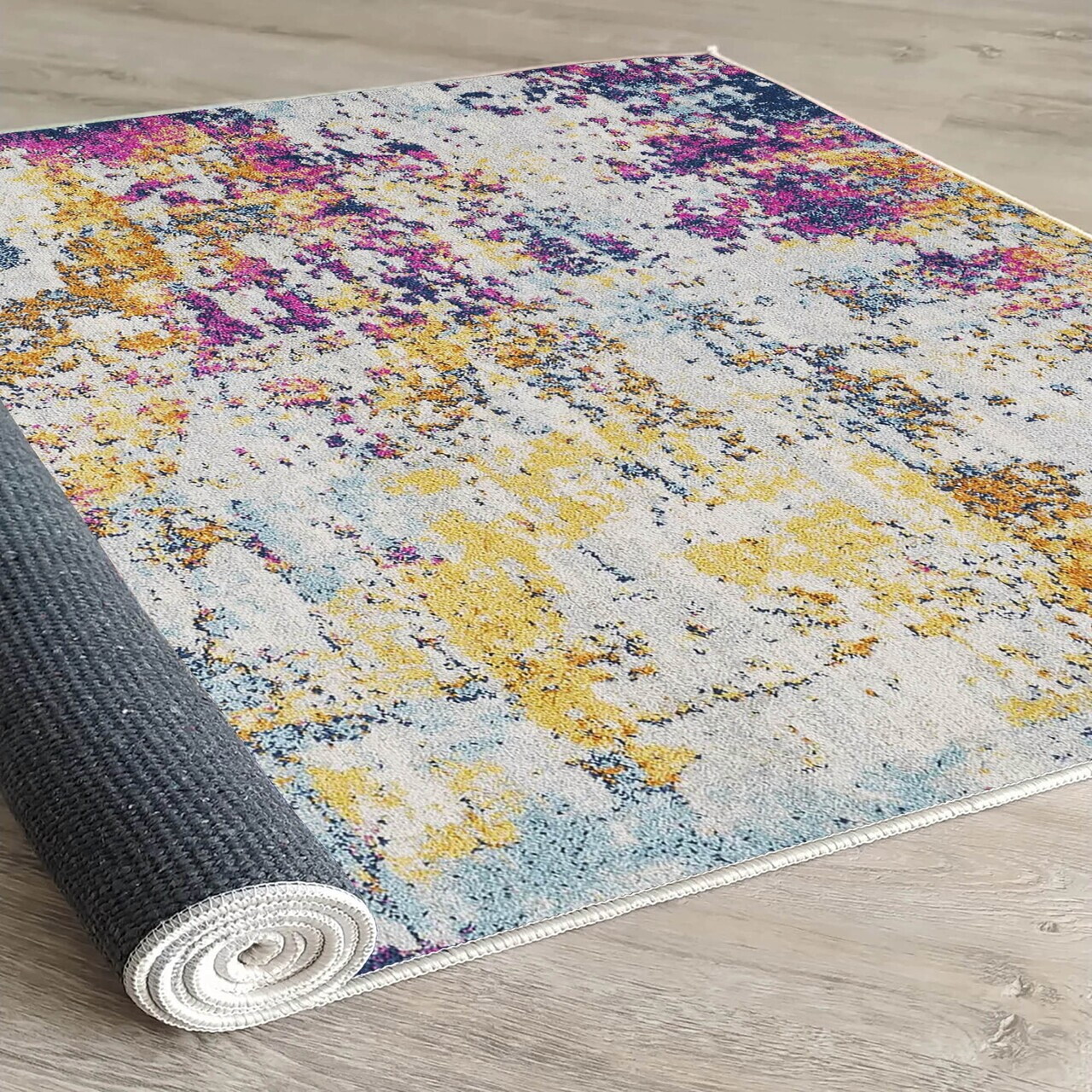 Covor, Woopamuk166, 120x180 cm, Bumbac/Poliester, Multicolor - view 3