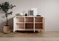 Comoda ADRK, Tili 3D, 124.5x40.8x73.9 cm, PAL laminat, bej