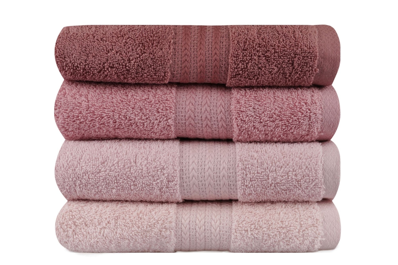 Set prosoape, L'essentiel Maison, Rainbow, Roz deschis / Pudra / Trandafir praf / Crema - view 2