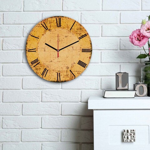 Ceas de perete, 3030ms-084, mdf, ø30 cm, multicolor