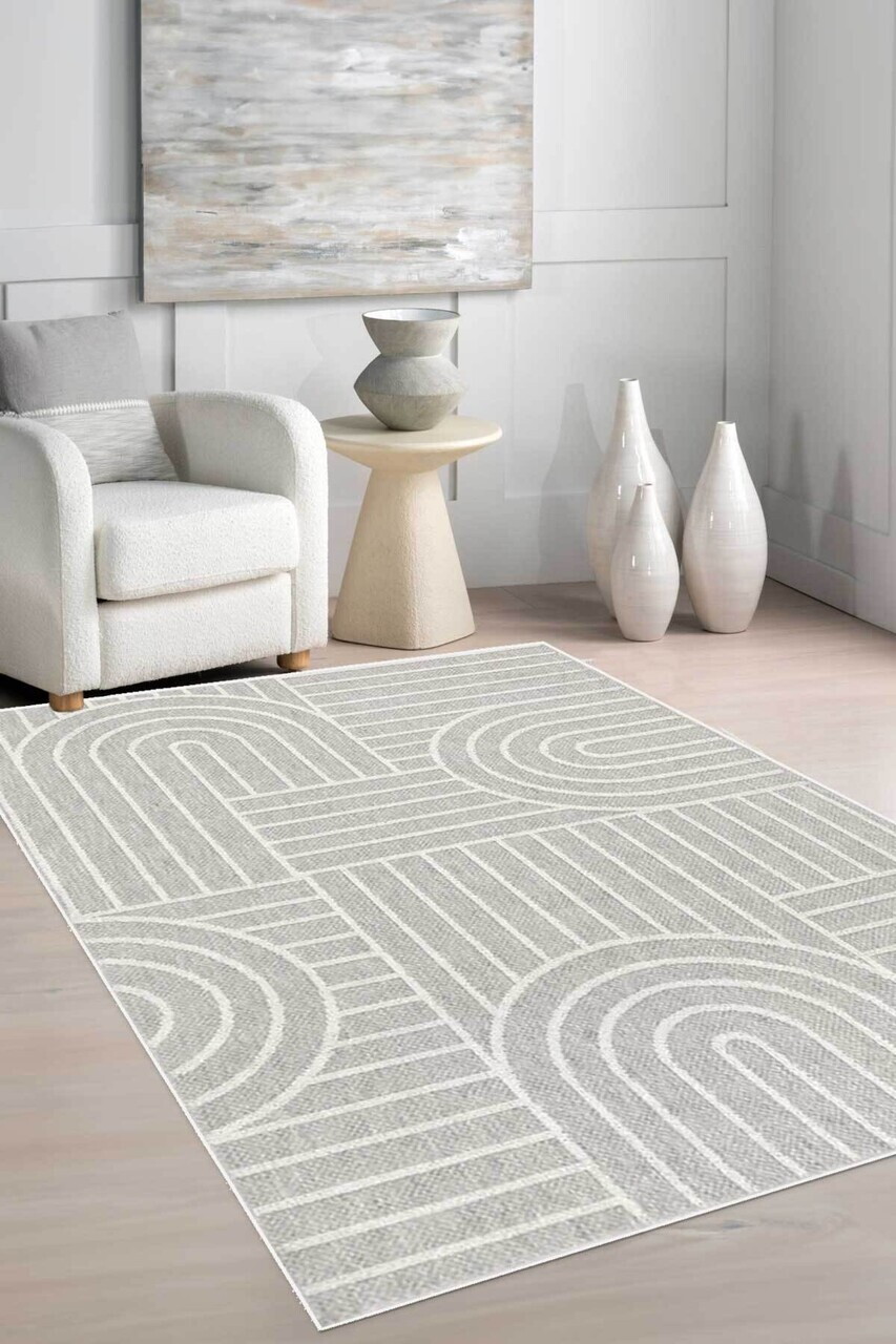 Covor, CLR-7213-31, 160x230 cm, Poliester, Gri