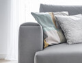 Canapea extensibila 4 locuri ELTAP, SO-DAL-04VE, Dalia, 248x84x95 cm, lemn/poliester, gri deschis