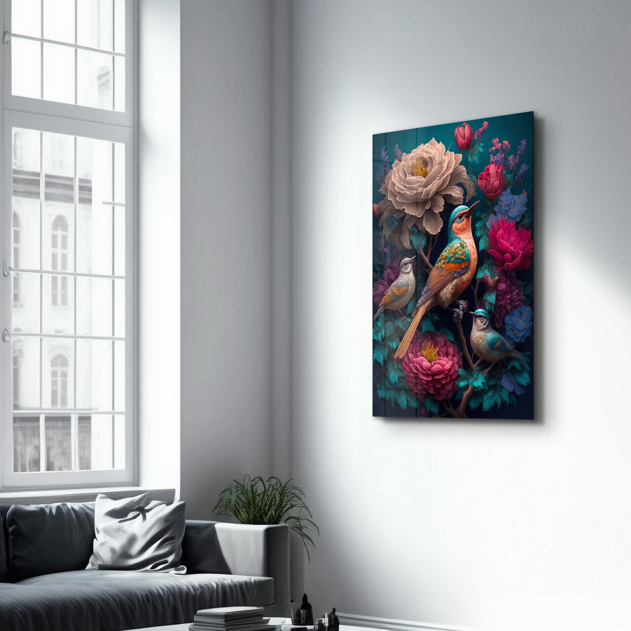 Tablou decorativ, SPR-1310, Dimensiuni: 70 x 110 cm, Multicolor — imaginea 4