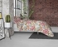 Lenjerie de pat dubla Satin Mystic Pink, Dreamhouse, 3 piese, 200x220 cm, bumbac satinat, multicolora