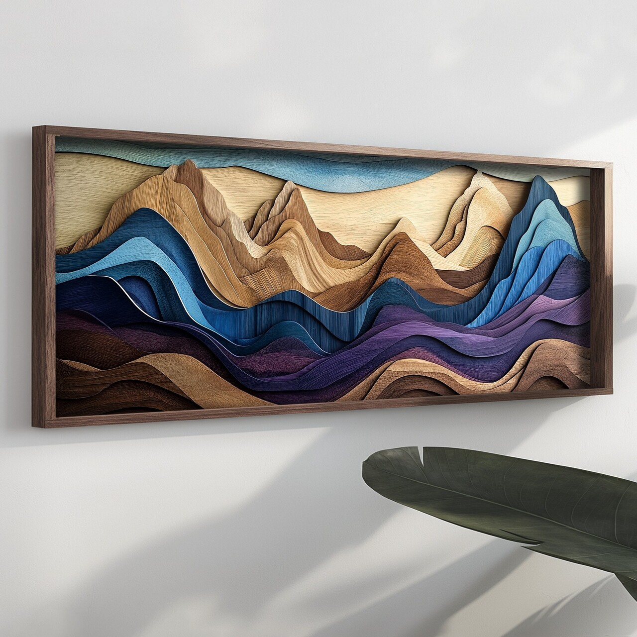 Tablou decorativ, EMR044, Lemn, Multicolor - view 2
