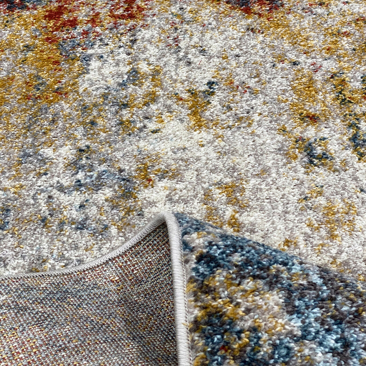 Covor, G6415 , 200x290 cm, Polipropilena, Crem / Albastru - 2 | YEO