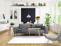 Covor, Liso 04 White, 80 x 150 cm, 100% poliester, alb