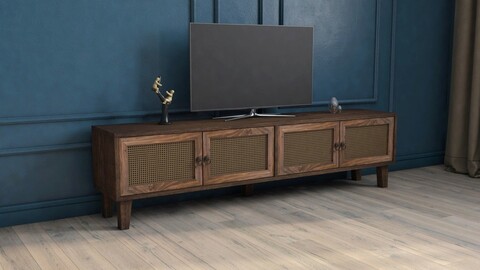 Comoda tv, dekzy, dz056, 180x45x45 cm, nuc