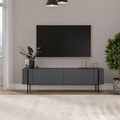 Comoda TV, Odessa, Herman, 160x45.6x31.4 cm, Antracit