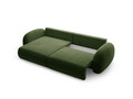 Coltar extensibil reversibil 4 locuri, Tonale, Cosmopolitan Design, 262x149x88 cm, catifea, verde army