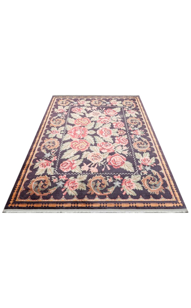 Covor (160 x 230), ATK 02, 160x230 cm, Negru — imaginea 3