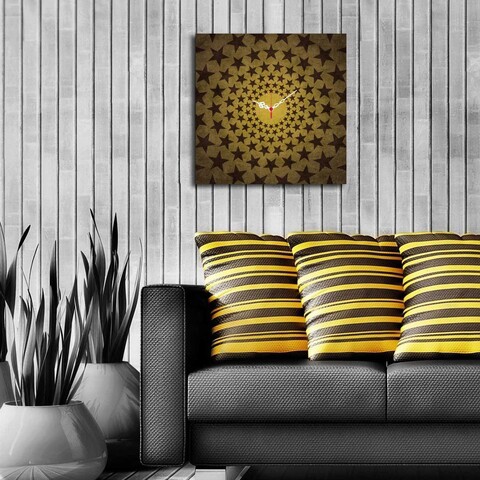 Ceas de perete, msk-38, mdf, dimensiune: 40 x 40 cm, multicolor