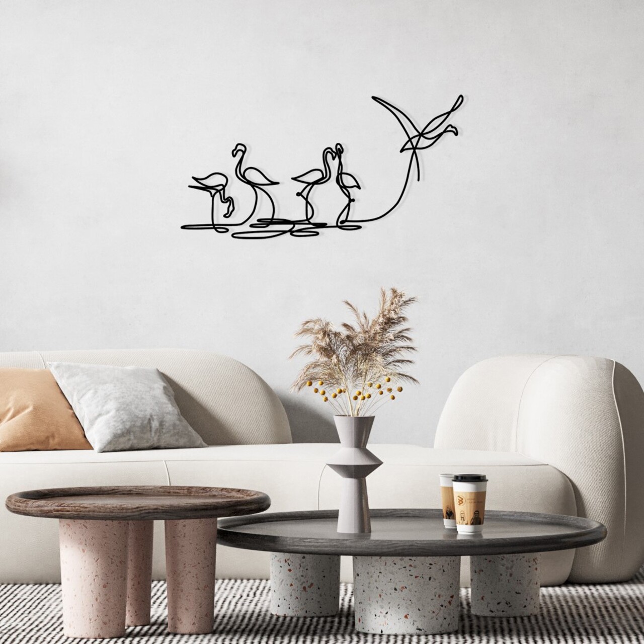 Decoratiune de perete, Flamingo 316 S, 10 x 15 cm, Negru - view 3