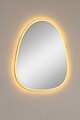 Oglinda cu Iluminare Led, Mirrorland, Quippy, Oglindă indestructibilă cu obturator, Galben