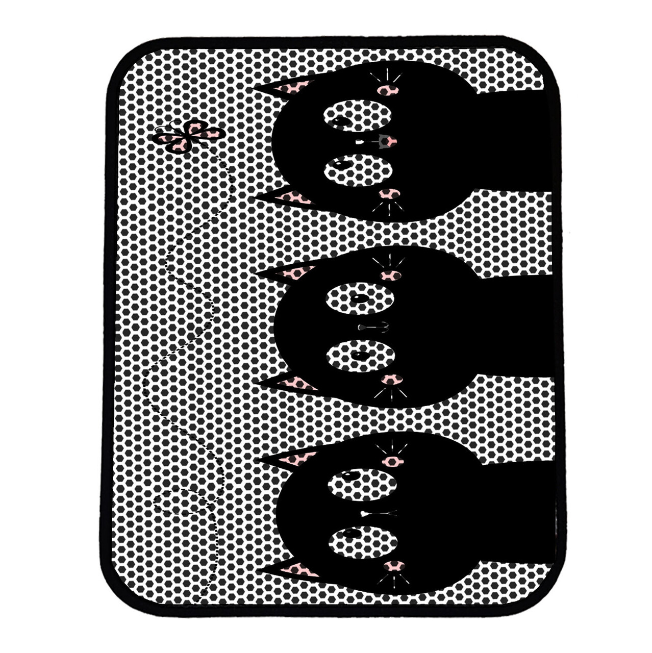 Covoras litiera pentru colectarea granulelor de nisip, Paws &amp; Whiskers, Nrszn0225, 50% PVC/50% poliester, Multicolor - view 2