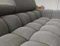 Coltar extensibil dreapta 3 locuri ELTAP, LT-06SO, Felro, 285x181x93 cm, lemn/poliester, gri inchis