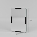 Oglinda decorativa, Neostill, Code Mirror, MDF , Negru