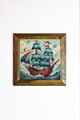 Tablou decorativ, Ersytastablo46, PIATRĂ, Cadru: 100% LEMN (Grosime: 2,5 cm), Multicolor