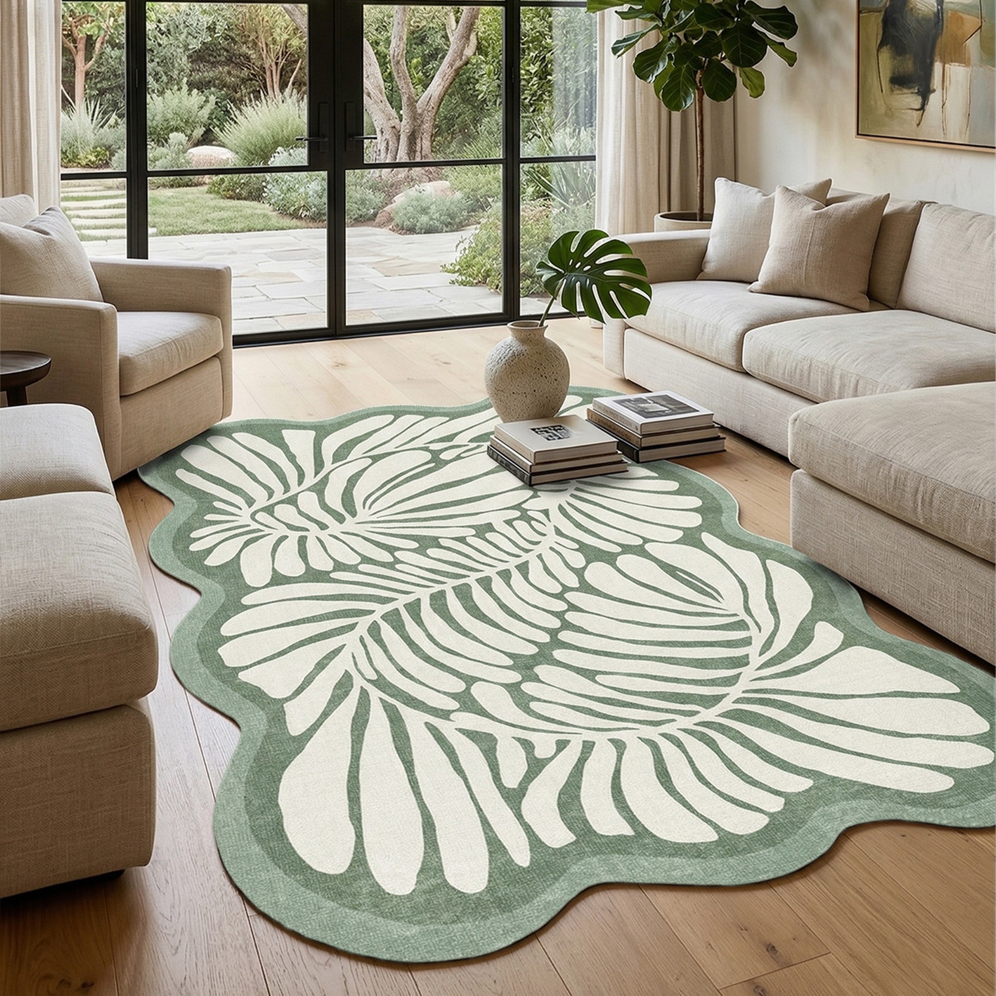 Covor, Fr351, 100x200 cm, Verde