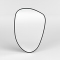 Oglinda decorativa, Neostill, Pietra Nera, 91x61 cm, MDF , Negru