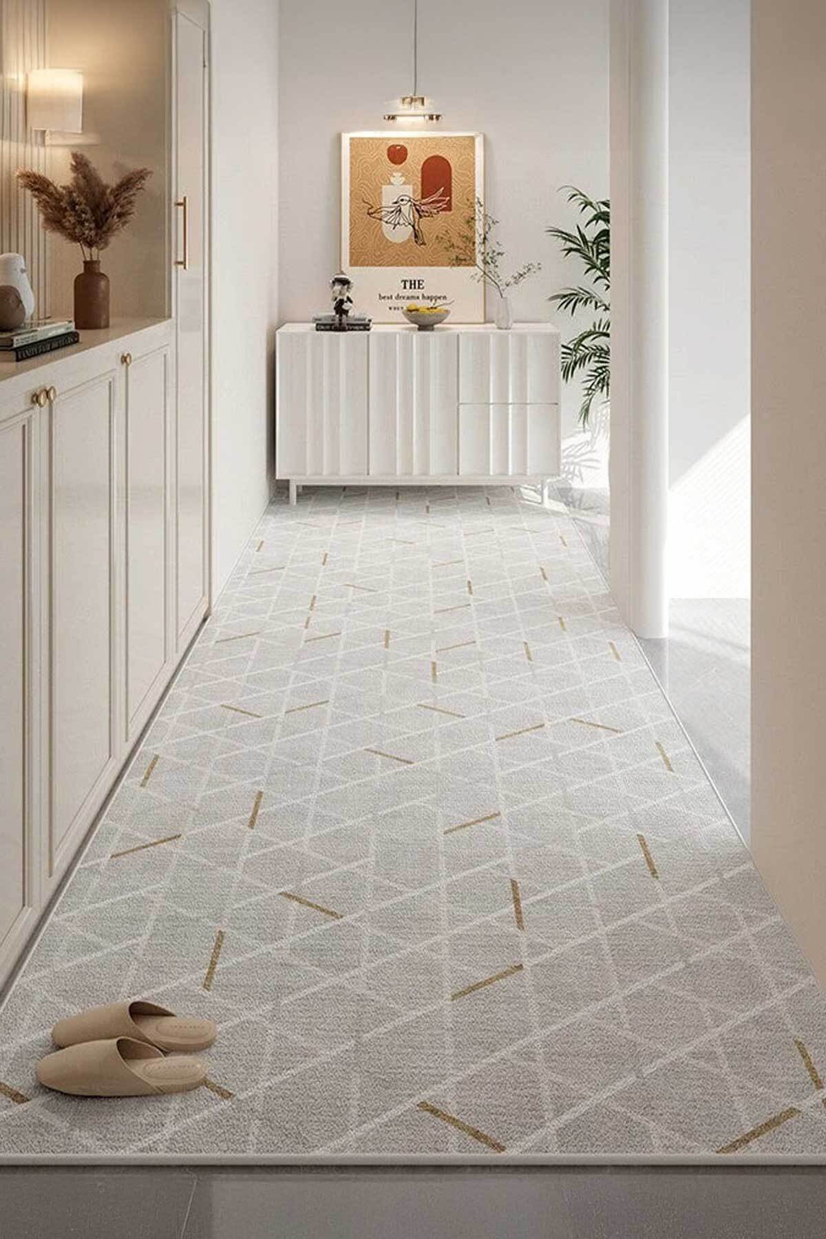 Covor, CLR-7328-HALI-5, 160x200 cm, Poliester, Bej