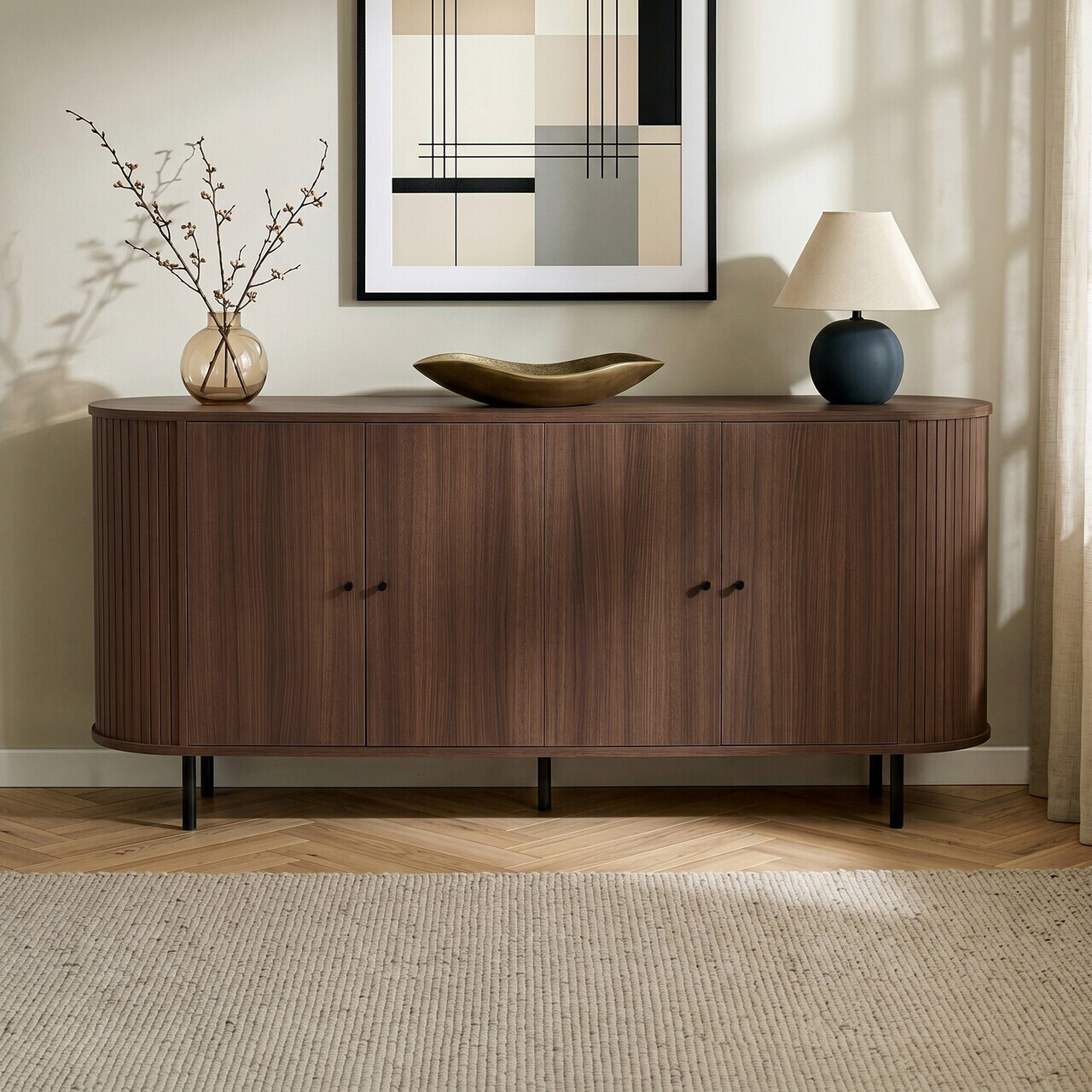 Consola, Nordure, Noble, 180x80x40 cm, Nuc Milano — imaginea 2
