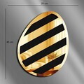 Oglinda decorativa, EAS004GOLD, Baza din 100% EVA (Grosime: 10 mm), Auriu