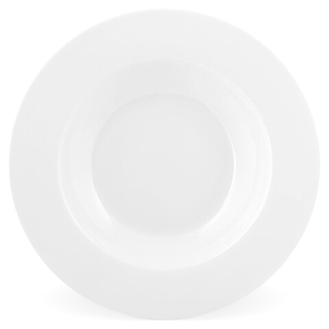 Farfurie adanca, opal, 22 cm Ø, portelan, alb