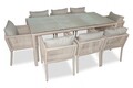 Set gradina/terasa 9 piese, My Interior, Vera, rattan/aluminiu, nisipiu