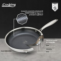 Tigaie, Titanium3, Cooking by Heinner, 24x4.5 cm, inox, argintiu