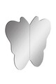 Oglinda cu Iluminare Led, Mirrorland, Butterfly Silver, Oglindă indestructibilă cu obturator, Roz