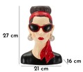 Figurina /sculptura decorativa Woman Hollywood -B, Mauro Ferretti, 21x16x27 cm, polirasina, multicolor