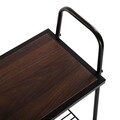 Consola Emmitt, Versa, 80 x 25 x 80 cm, MDF/metal