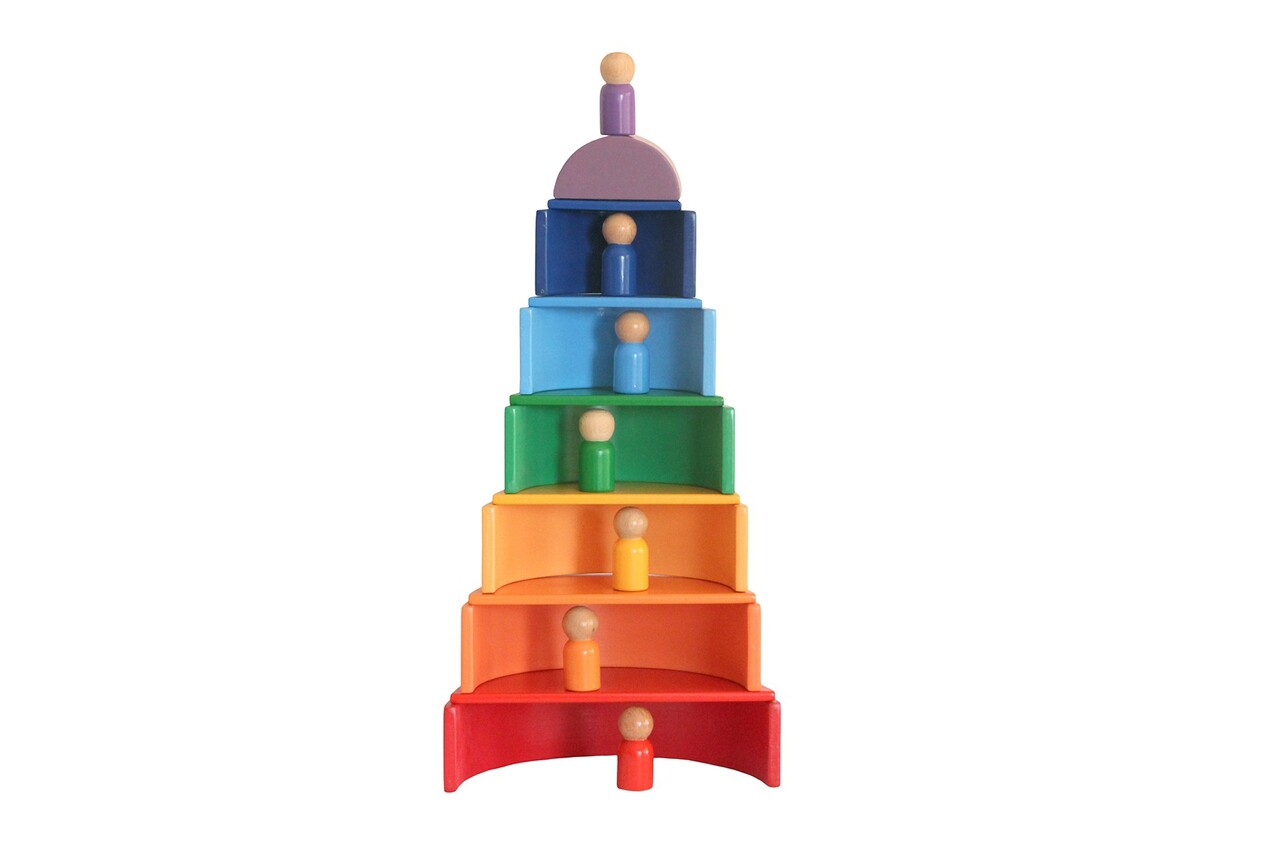 Jucarie pentru landou/carucior, Hanah Home, Waldorf, Multicolor - view 5