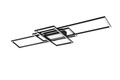 Plafoniera Irvine, TRIO, 105x42x6.5 cm, 60W, 1x SMD, metal, antracit