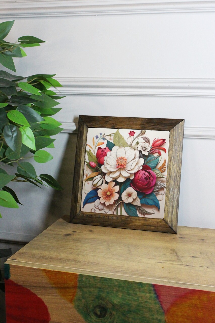 Tablou decorativ Ersytastablo15 Cadru: 100% LEMN (Grosime: 25 cm) Multicolor