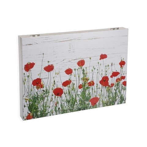 Masca contor electric Flower, Versa, 46x33 cm, lemn