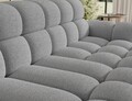Coltar extensibil stanga 3 locuri ELTAP, Ceedro, 283x165x98 cm, lemn/poliester, gri deschis